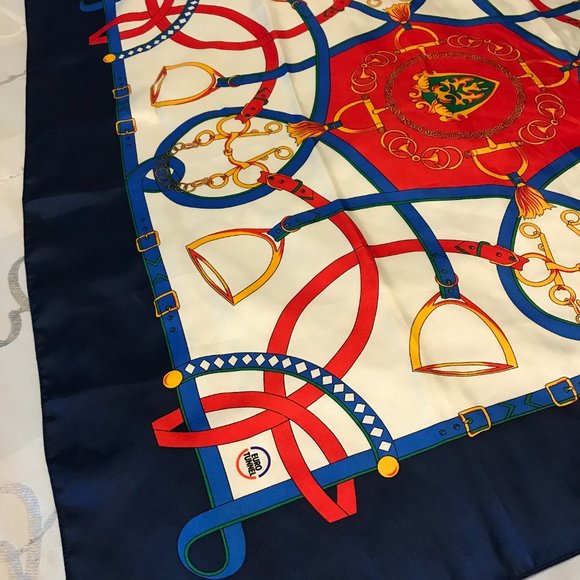 Equestrian Influence - Brightly Coloured Scarf - Picture 4 of 7